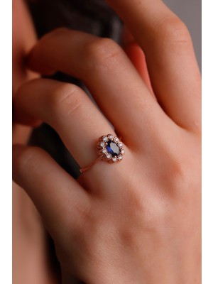 Silvesra Aura – 925 Ayar Gümüş Doğal Taşlı Yüzük