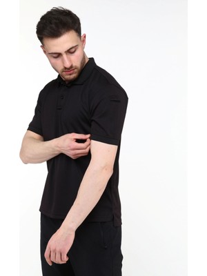 Urban Tactical Polo Yaka T-Shirt / Siyah