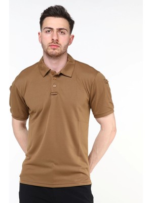 Urban Tactical Polo Yaka T-Shirt / Kahverengi