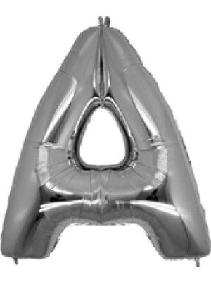 Marsilyan A Harf Folyo Balon Gümüş Renk 40 Inç