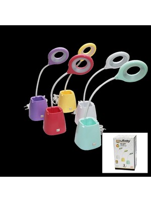 Veralya Ledli Kalemlikli  Masa Lambası