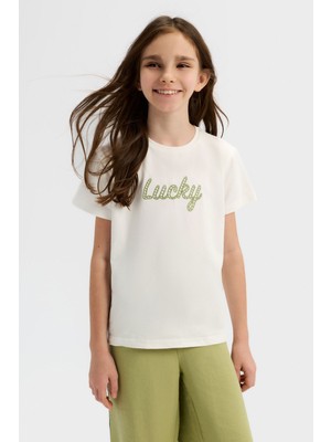 Nk Kids Kız Gömlek Badi Pantolon 3 Lu Takım 26YNK313263132551321