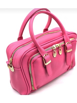 Legend Aksesuar Kadın Leydi Model Iki Kollu Fermuarlı Iki Gözlü Astarlı Çapraz, El, Kol ve Omuz Çantası