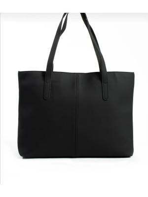 Legend Aksesuar Kadın Lakost Deri 2 Kollu Fermuarlı Büyük Boy Çanta Omuz Çantası, El Çantası, Laptop Çantası