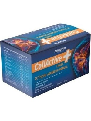 Active Plus Collagtive Liquid Shot Takviye Edici Gıda 30 Flakon