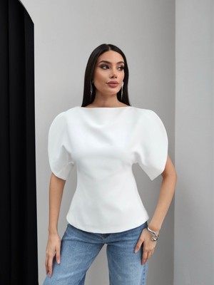 Esra Helvacı Balon Kol Bluz