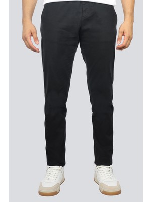 Paul & Shark Erkek Dokuma Kumaş  Normal Bel  Düz Model Siyah Pantolon 14314054-011