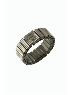 Nuveden Ieg™ Yaylı Erkek Çelik Yüzük