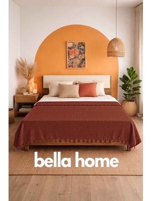 Bella Home Çift Kişilik Natural Tek Pike – 200X230 cm | Doğal Görünümlü | Hafif & Nefes Alabilir