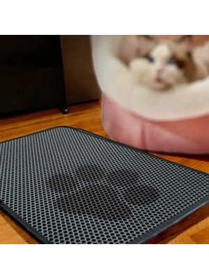 UltraMint Yumuşak ve Dayanıklı Un Pie Gri Paspas 40X60 Cm, Hijyenik Kullanım