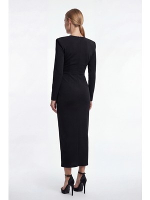 Maq Design Bordo Elbise