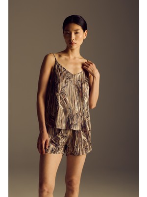 Hays Kadın Vegan Dokuma Ayarlanır Ip Askılı V Yaka Atlet