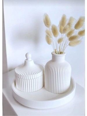 Lamba Cini Dekoratif 3lü Şık Tasarım Objeler