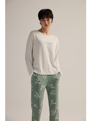 Hays Kadın Viskon Uzun Kollu Pijama Üstü