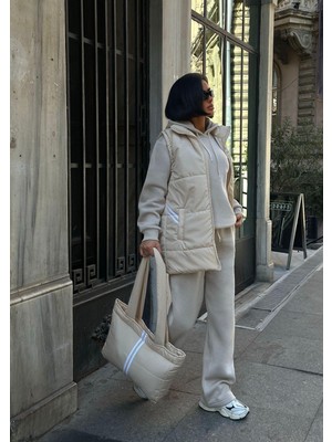 Gala Stil Gala Yelekli 4lü Geniş Kalıplı Takım