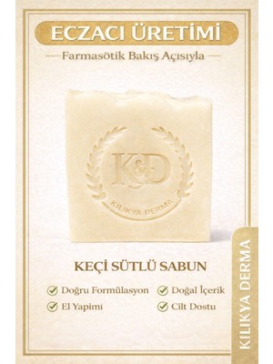 Kilikya Derma Keçi Sütlü Sabun (Eczacı Üretimi)