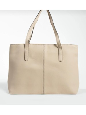 Legend Aksesuar Kadın Lakost Deri 2 Kollu Fermuarlı Büyük Boy Çanta Omuz Çantası, El Çantası, Laptop Çantası