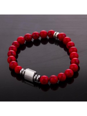 Osense Mercan Doğaltaş Bileklik