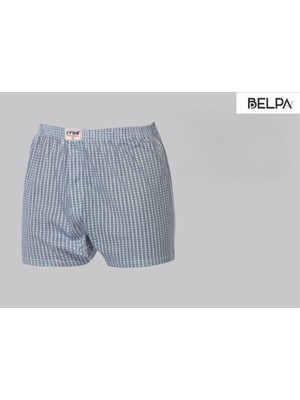 Belpa Ersa Iç Giyim Erkek Emprime Ilik Düğmeli Boxer 6'lı