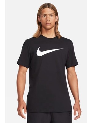 Nike Sportswear Swoosh Mens Tee Erkek Günlük Tişört Siyah