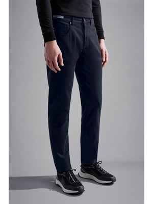Paul & Shark Erkek Dokuma Kumaş  Normal Bel  Düz Model Lacivert Pantolon 14314055-013