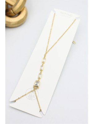 Beta Moda Hub Taşlı Xuping Şahmeran - Altın