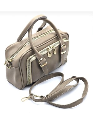 Legend Aksesuar Kadın Leydi Model Iki Kollu Fermuarlı Iki Gözlü Astarlı Çapraz, El, Kol ve Omuz Çantası