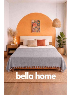 Bella Home Çift Kişilik Natural Tek Pike – 200X230 cm | Doğal Görünümlü | Hafif & Nefes Alabilir
