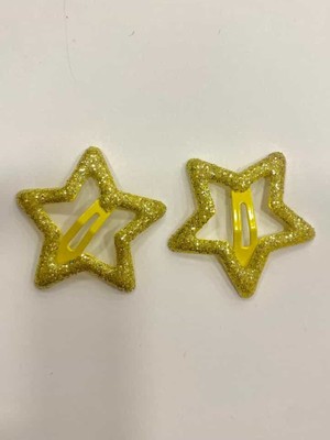 Marka 2\'li Simli Yıldız Toka Sarı