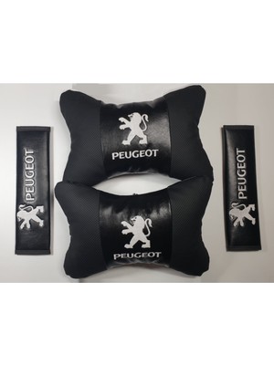 Normadia Konforlu Peugeot Deri Yastık ve Kemer Pedi 2'li Set
