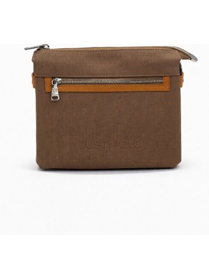 Just Polo Çapraz Askılı Kadın Postacı Çantası Kum-Taba 6036