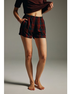 Hays Kadın Dokuma Cepli Şort