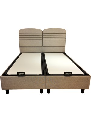 Siste Genç Mobilya Dora Açık Kahve Renk Çift Kişilik 160X200 (Baza-Başlık) Set (2026 Serisi)