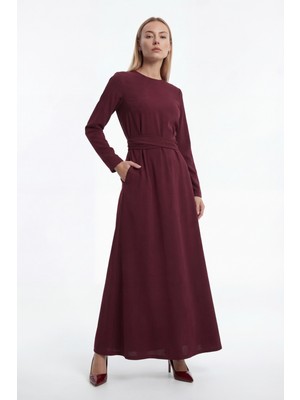 Maq Design Bordo Elbise