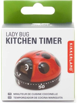 Kikkerland Mutfak Zaman Ayarlayıcı Uğur Böceği