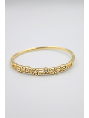 Beta Moda Hub Taşlı Vip Bilezik - Altın