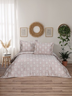 Angel  3 Parça Ekru  Çift Kişilik Pike  Takımı  240 x 260 cm