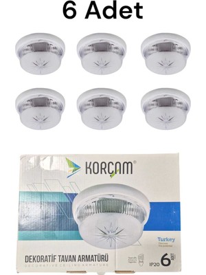 İNWATT 6 Lı Glop Armatür