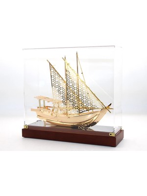 Najmaddin Kutulu Pirinç Gemi Büyük Boy