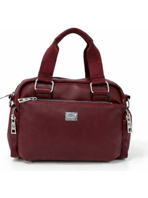 Sanmorris Kadın Çok Gözlü Ayarlanabilir Çapraz Askılı El ve  Omuz Çantası