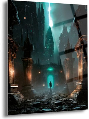 Peony Concept Tek Başına Cam Tablo - MOD037