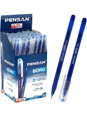 Pensan Büro 2270 Tükenmez Kalem 1.0 mm Mavi 50LI Paket