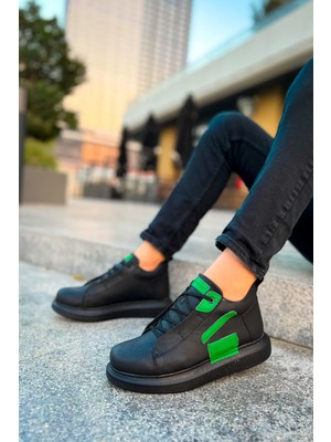 Chekich CH131 - Gst Frogner Erkek Bot Sıyah / Yesıl