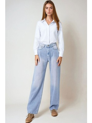 Lior Design Buz Mavi 5 Cepli Baggy Jean BCHNW-251200