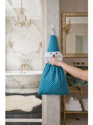 ALAS Banyo Dolabı Düzenleyici Trend Organizer Mavi Poşetlik