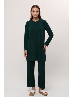 İlmek Kadın Sandy Piliseli Pantolonlu Ikili Takım 5219