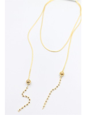 Royaleks Zincir Sallantılı Kolye - Altın