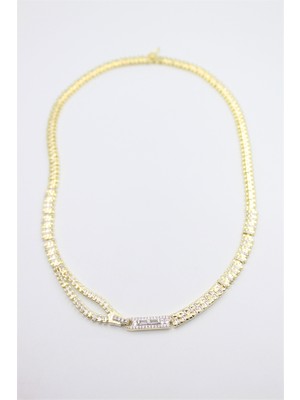 Royaleks Fermuar Kolye - Altın