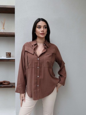 Esra Helvacı Çıtçıtlı Gömlek