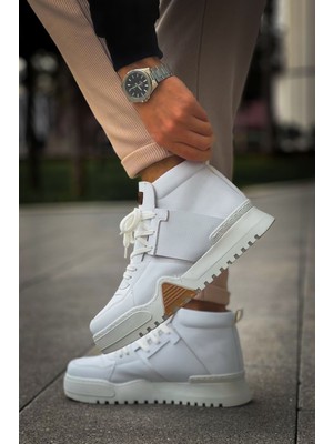 Chekich CH057 - Gbz Ghost Line Erkek Bot Beyaz / Beyaz